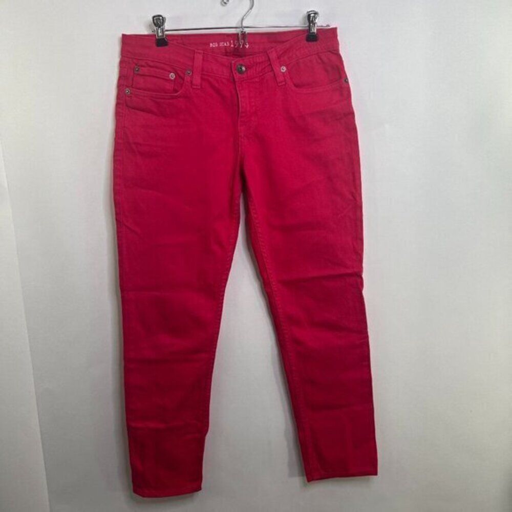 Big Star Jeans Pink 28 Skinny Bright Colored Denim Dark Hot Pink Stretch